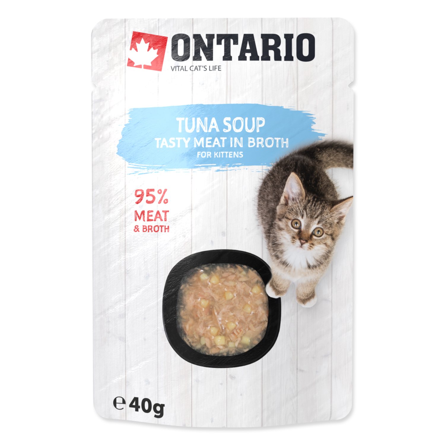 Polévka Ontario Kitten tuňák 40g-KS
