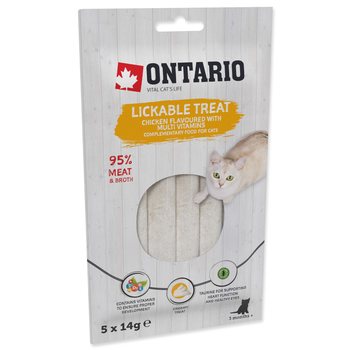 Pochoutka Ontario lízací kuře + multivitamin 5x14g-KS
