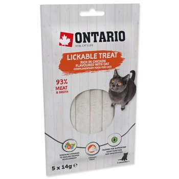 Pochoutka Ontario lízací kuře + oves 5x14g-KS