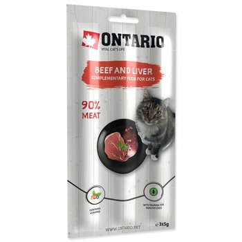 Pochoutka Ontario hovězí a játra, tyčinky 3x5g-KS