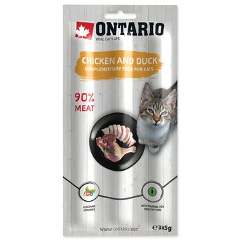 Pochoutka Ontario kuře a kachna, tyčinky 3x5g-KS