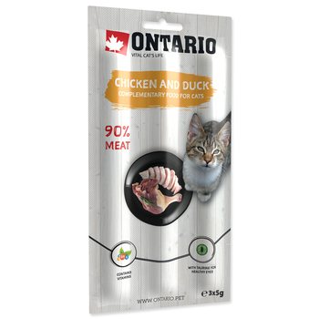 Pochoutka Ontario kuře a kachna, tyčinky 3x5g-KS