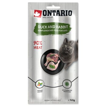 Pochoutka Ontario kachna a králík, tyčinky 3x5g-KS