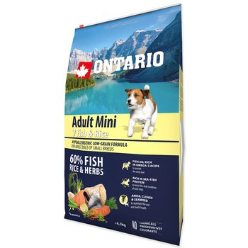 Krmivo Ontario Adult Mini Fish & Rice 6,5kg-KS