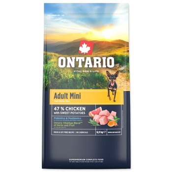 Krmivo Ontario Adult Mini Chicken & Sweet Potatoes 6,5kg-KS