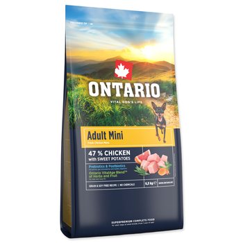 Krmivo Ontario Adult Mini Chicken & Sweet Potatoes 6,5kg-KS