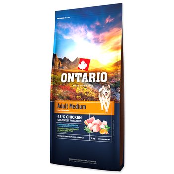 Krmivo Ontario Adult Medium Chicken & Sweet Potatoes 12kg-KS