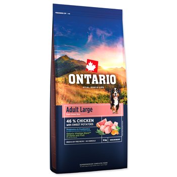 Krmivo Ontario Adult Large Chicken & Sweet Potatoes 12kg-KS