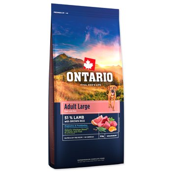 Krmivo Ontario Adult Large Lamb & Brown Rice 12kg-KS