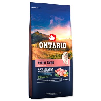 Krmivo Ontario Senior Large Chicken & Sweet Potatoes 12kg-KS