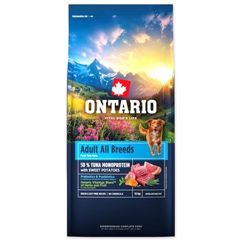 Krmivo Ontario Adult All Breeds Monoprotein Tuna & Sweet Potatoes 12kg-KS