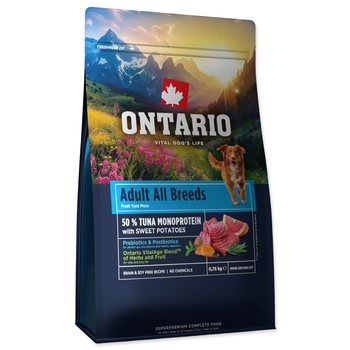 Krmivo Ontario Adult All Breeds Monoprotein Turkey & Sweet Potatoes 0,75kg-KS