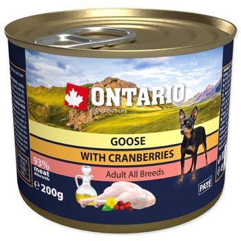 Konzerva Ontario husa s brusinkami 200g-KS