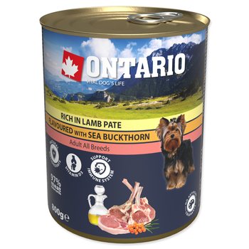 Konzerva Ontario jehněčí s bylinkami, paté 800g-KS