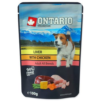 Kapsička Ontario játra s kuřecím ve vývaru 100g-KS