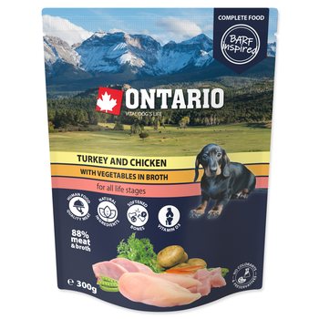 Kapsička Ontario krůta a kuře se zeleninou ve vývaru 300g-KS