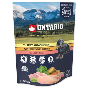 Kapsička Ontario krůta a kuře se zeleninou ve vývaru 300g-KS