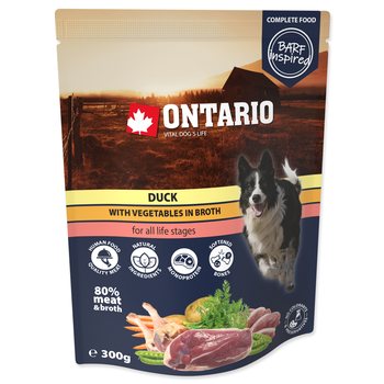 Kapsička Ontario kachna se zeleninou ve vývaru 300g-KS