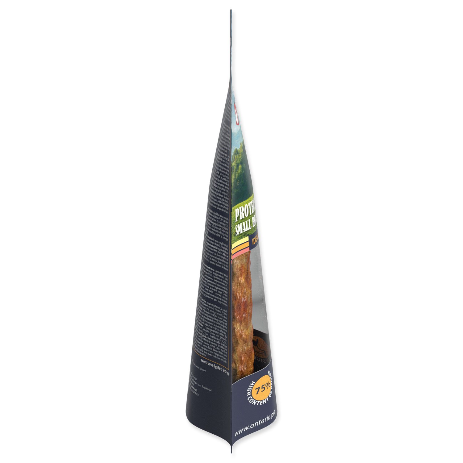 Pochoutka Ontario Protein kuře, žvýkací rolka malá 2ks 12,7cm-KS