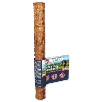 Pochoutka Ontario Protein kuře, žvýkací rolka velká 25,4cm-KS