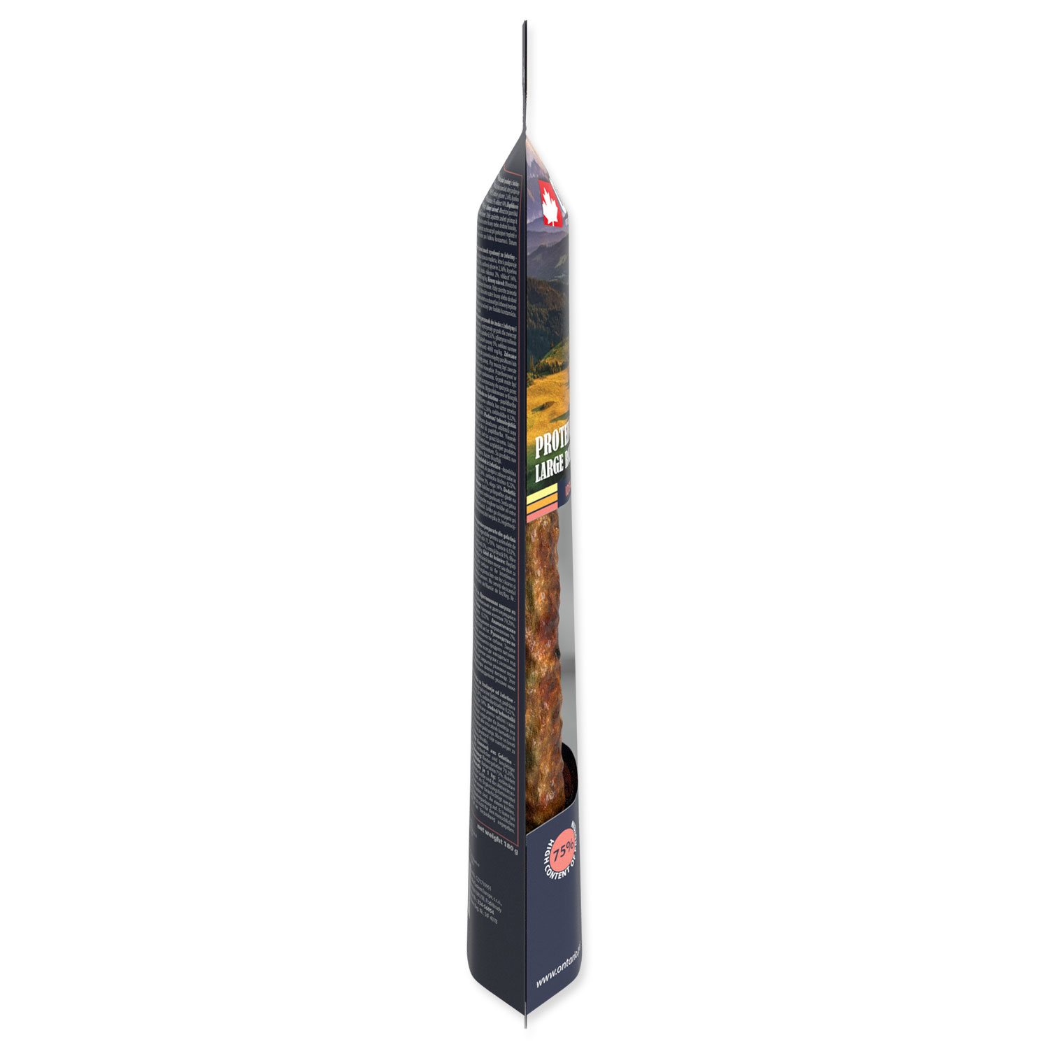 Pochoutka Ontario Protein hovězí, žvýkací rolka velká 2ks 25,4cm-KS