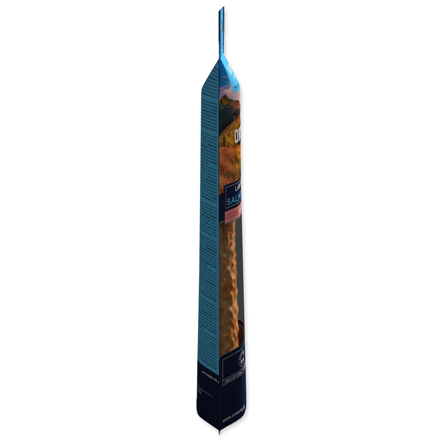 Pochoutka Ontario Protein příchuť losos, žvýkací rolka velká 2ks 25,4cm-KS