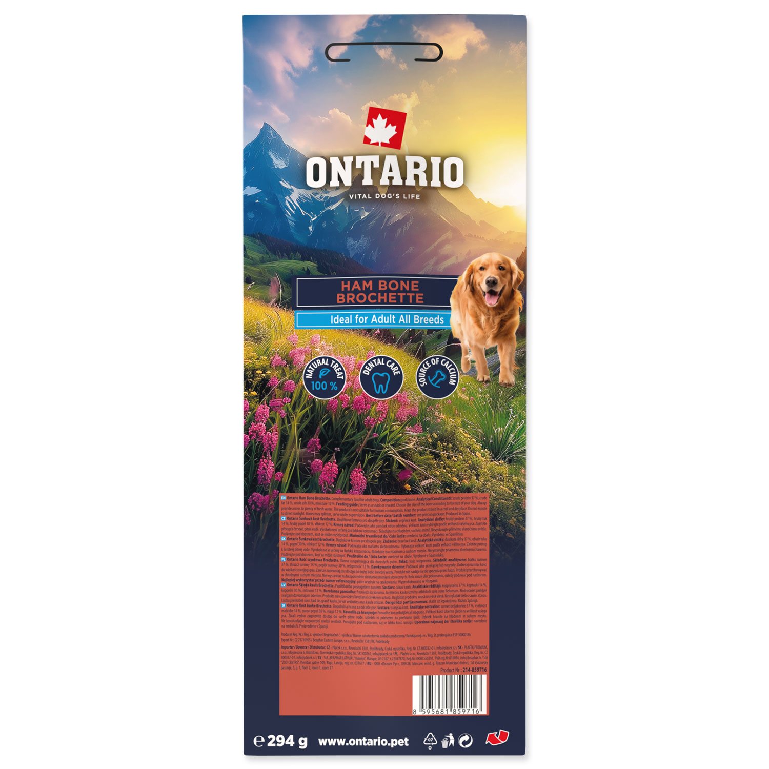 Pochoutka Ontario kost šunková Brochette