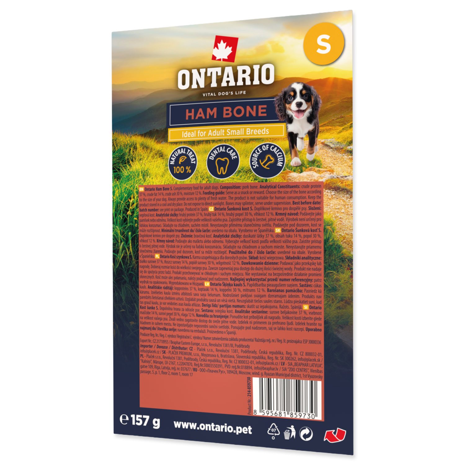Pochoutka Ontario kost šunková S