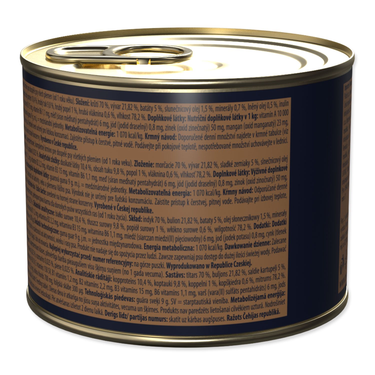 Konzerva Ontario Adult monoprotein krůtí pate s batáty 200g-KS