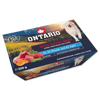 Vanička Ontario s extra hovězím 320g-KS
