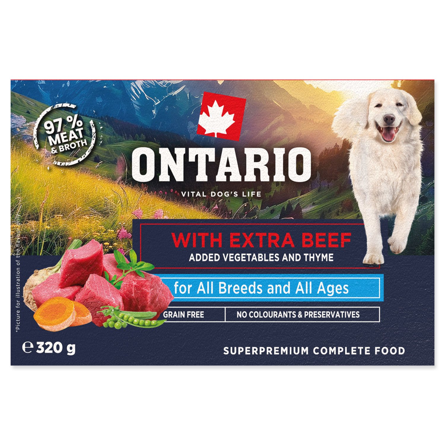 Vanička Ontario s extra hovězím 320g