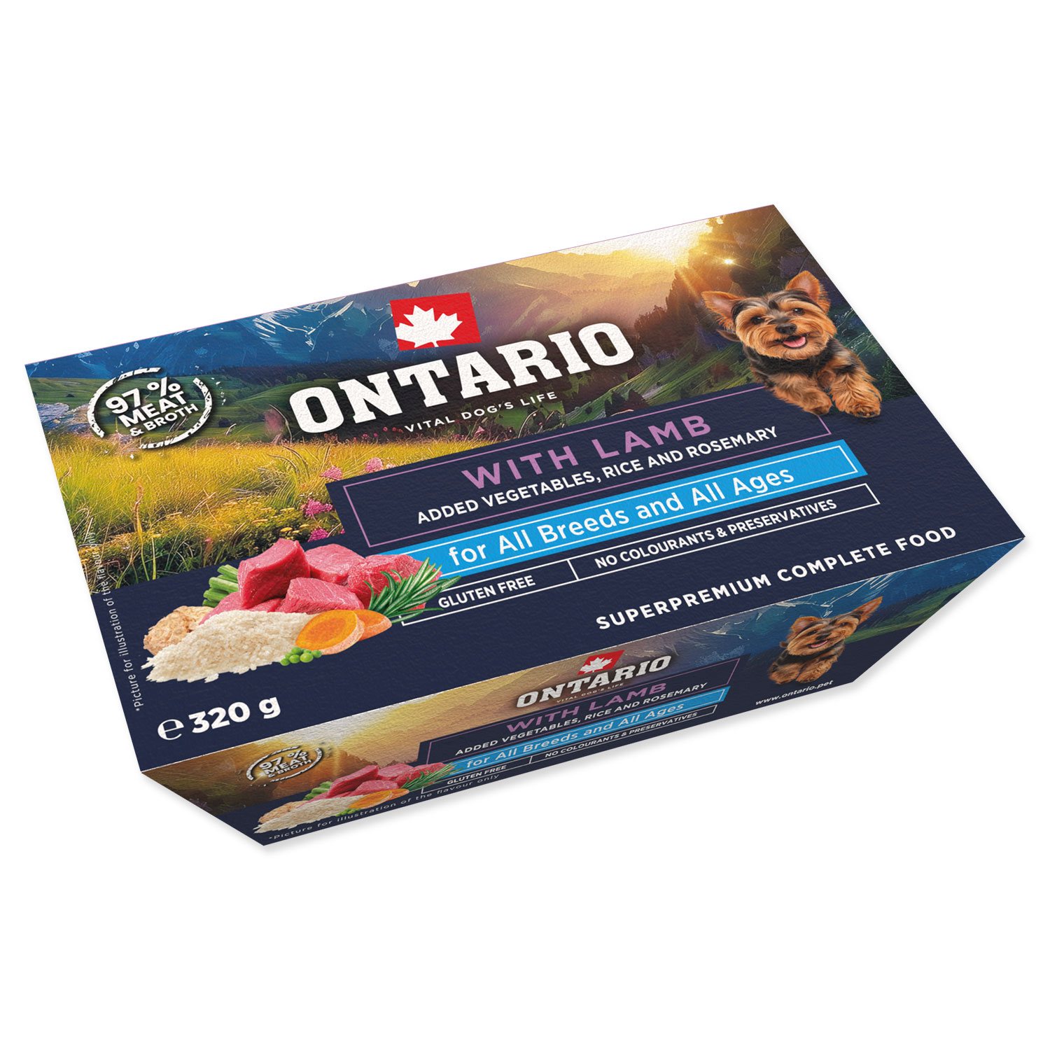 Vanička Ontario s jehněčím 320g