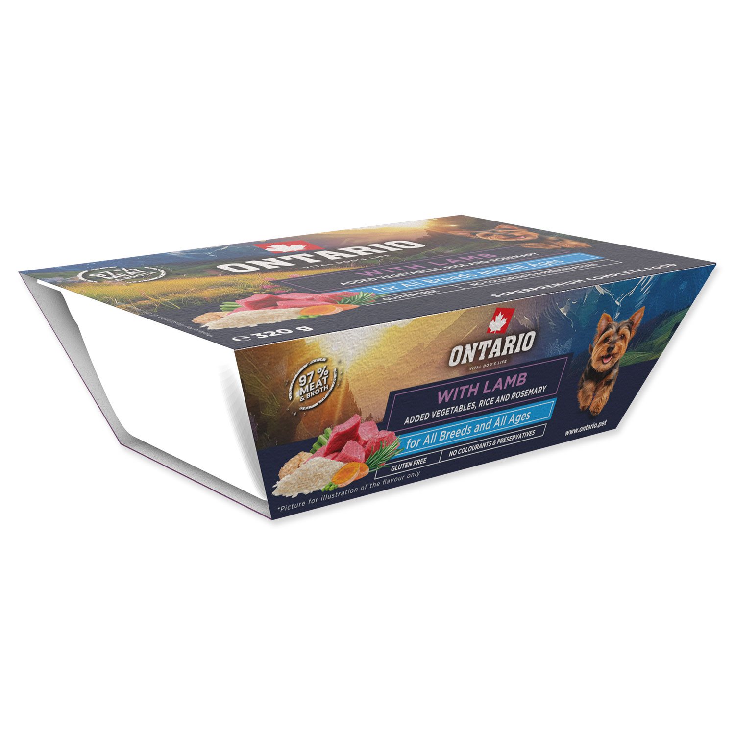Vanička Ontario s jehněčím 320g