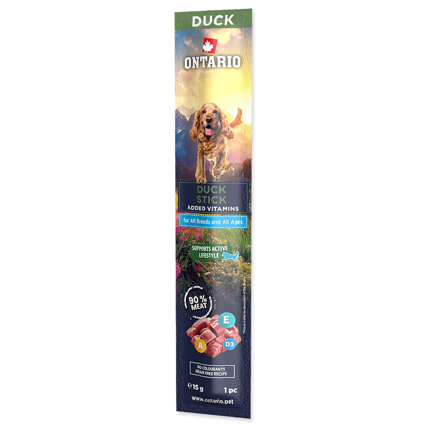 Pochoutka Ontario tyčinka kachní 15g-KS