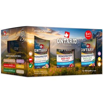 Balíček Ontario degustační pate 6 × 400g-KS
