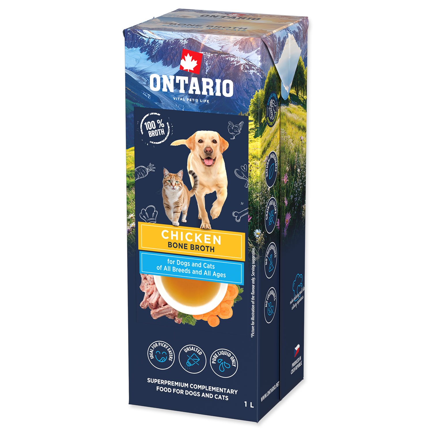 Vývar Ontario kuřecí z kostí 1l-KS