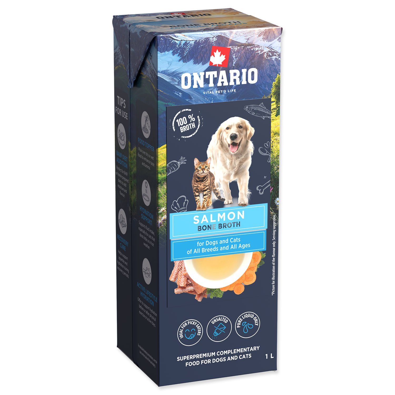 Vývar Ontario losos z kostí 1l-KS