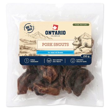 Pochoutka Ontario Pure Nature vepřové rypáčky sušené 250g-KS