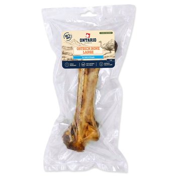 Pochoutka Ontario Pure Nature pštrosí kost LARGE sušená 1ks-KS