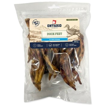 Pochoutka Ontario Pure Nature kachní pařátky sušené 250g-KS