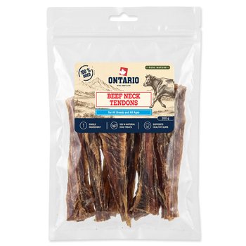 Pochoutka Ontario Pure Nature hovězí krční šlacha sušená 200g-KS