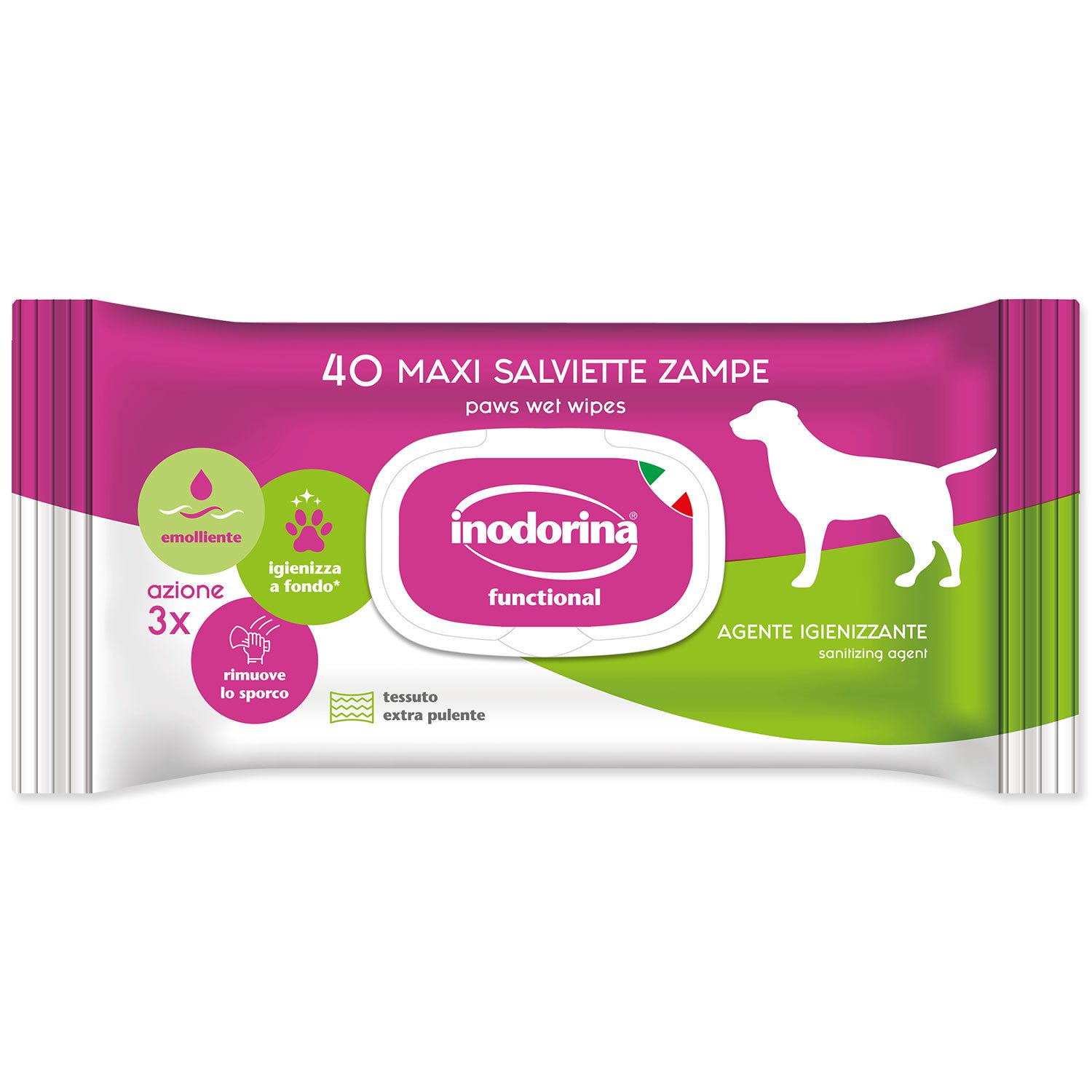 Ubrousky Inodorina na tlapky 40ks