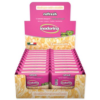 Ubrousky Inodorina na oči a uši Heřmánek 15ks-KS