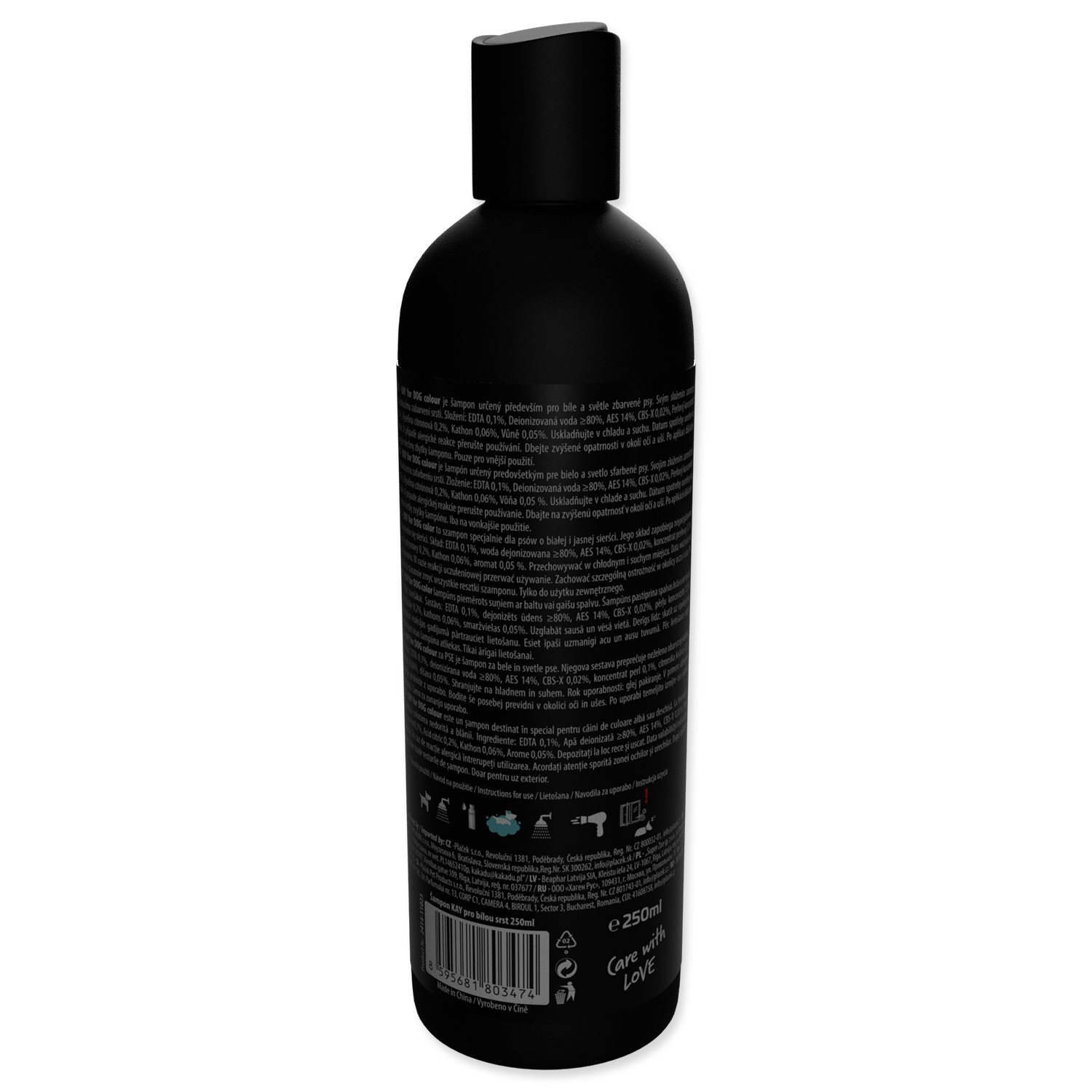 Šampon KAY pro bílou srst 250ml-KS