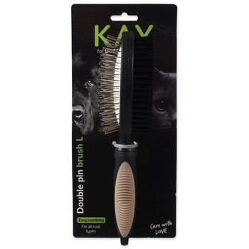 Kartáč KAY oboustranný plastový L-KS