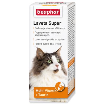 Kapky Beaphar vyživující srst Laveta Super 50ml-KS