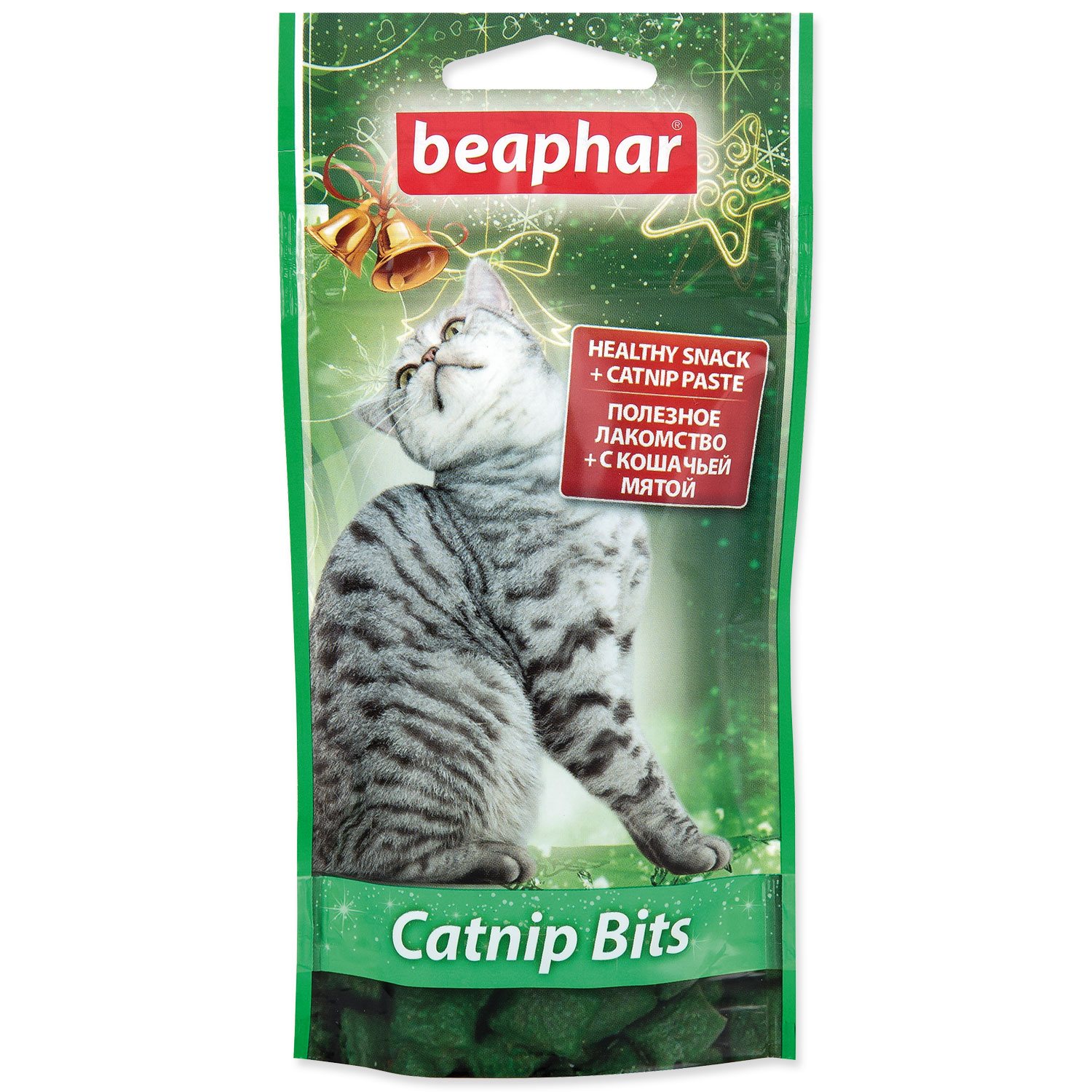 Pochoutka Beaphar Catnip Bits šanta 35g-KS