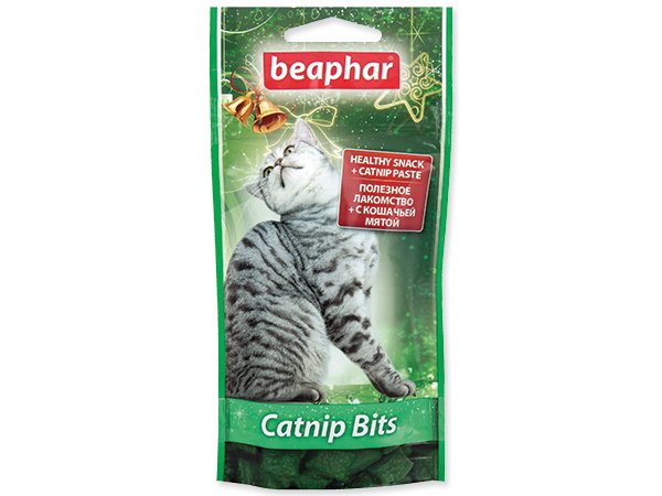 Pochoutka Beaphar Catnip Bits šanta 35g-KS
