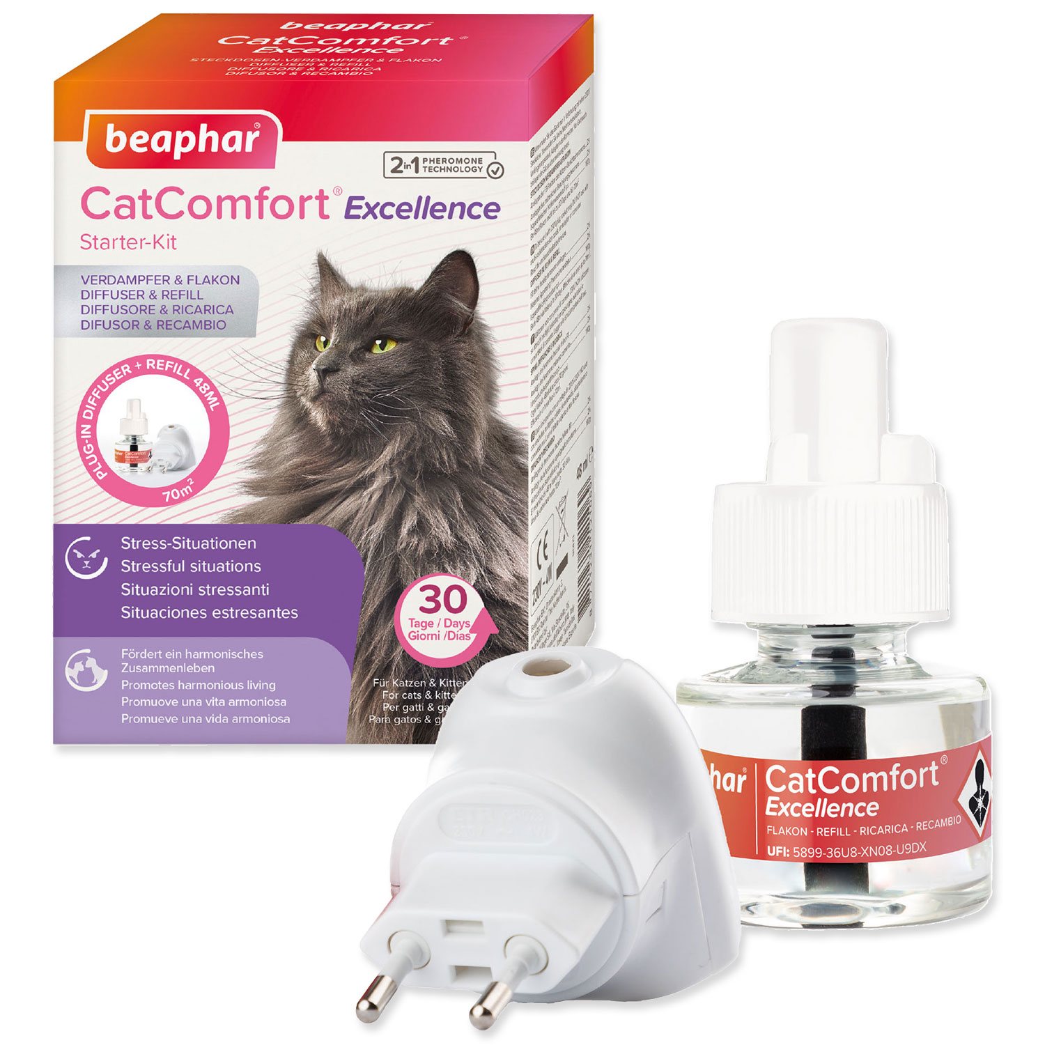 Difuzér CatComfort Excellence sada Kočka 48ml-KS
