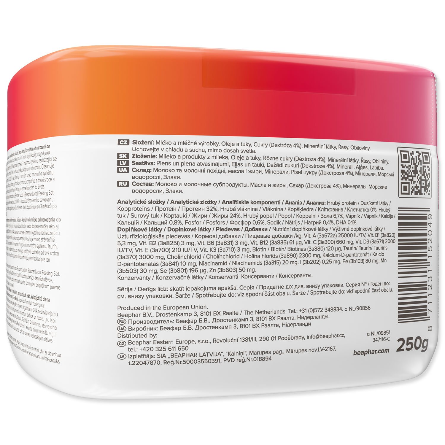 Mléko Beaphar Lactol Kitty sušené 250g-KS